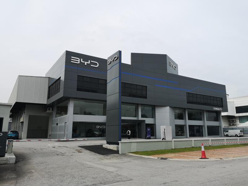 BYD Sisma Auto Glenmarie 3S centre building