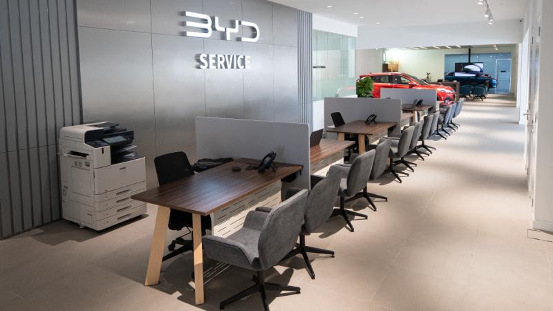 BYD Sisma Auto Glenmarie service reception