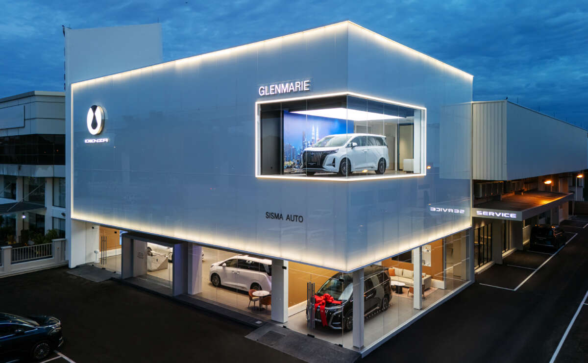 Denza Sisma Auto Glenmarie showroom building
