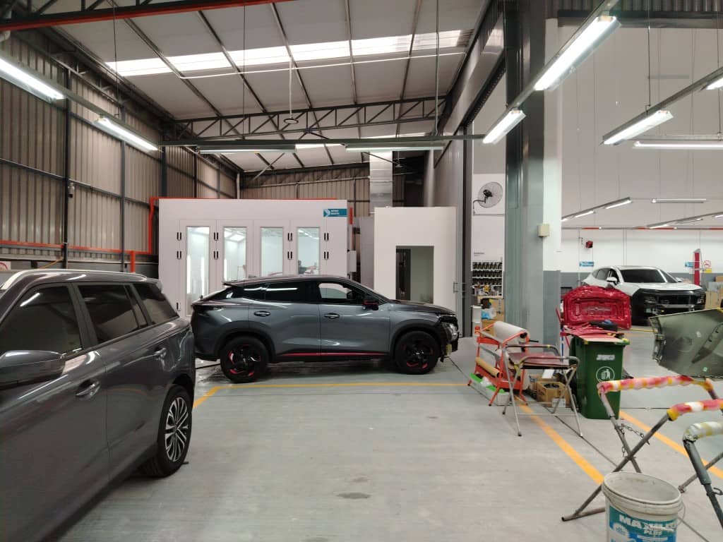 Jaecoo Kepong body and paint workshop by Kluster Automobile