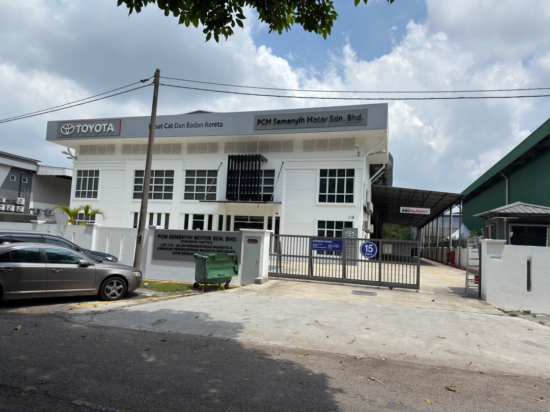 Toyota PCM Semenyih body and paint centre exterior