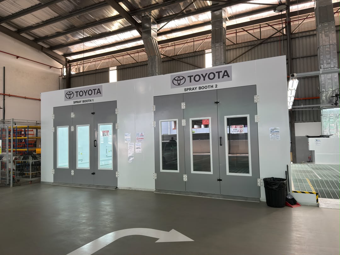 Toyota Semenyih spray booths 1 and 2