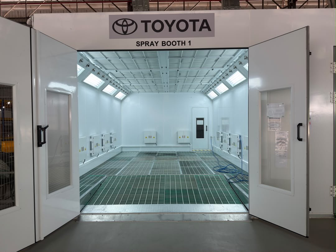 Toyota Semenyih spray booth interior